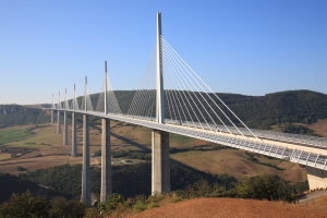 Photographs of the Millau Viaduct Bridge in France designed by Norman Foster and photographed by John James jj99 Kent